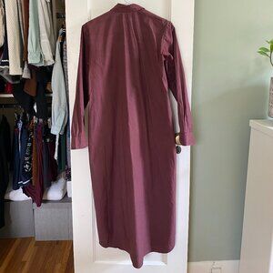 Mille Burgundy Shirt Dress